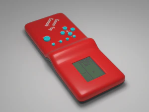 Retro Tetris Console 3D Model