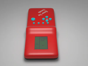 Retro Tetris Console 3D Model