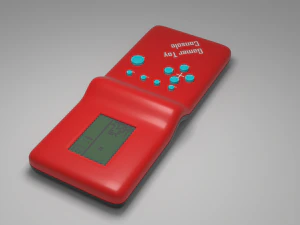 Retro Tetris Console 3D Model