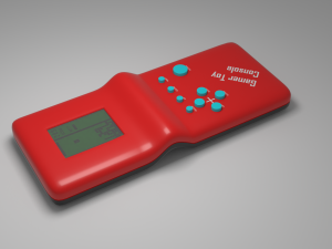 Retro Tetris Console Modèle 3D
