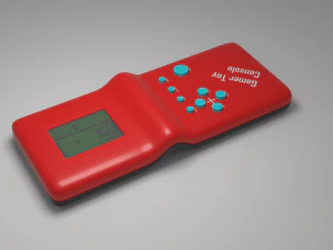 Retro Tetris Console 3D Model