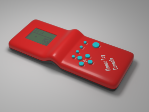 Retro Tetris Console Modèle 3D