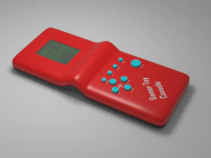 Retro Tetris Console 3D Model