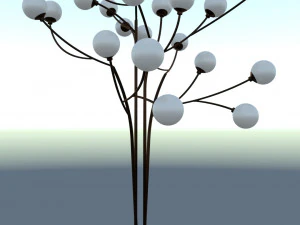 Tree lamp 3D Model