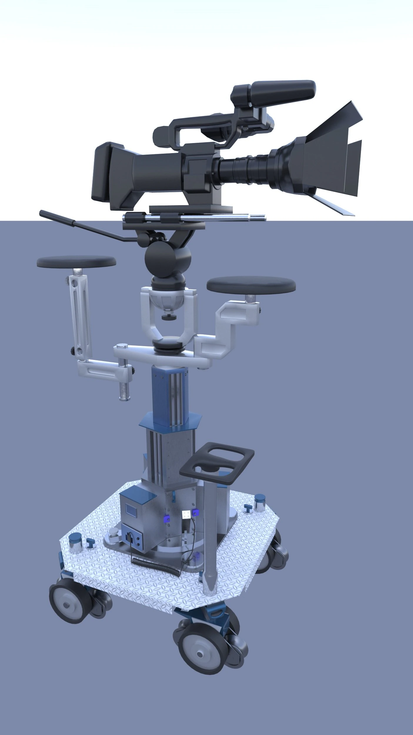 Video camera 3D Model .c4d .max .obj .3ds .fbx .stl .blend 