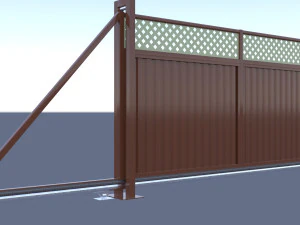 Sliding gates 3D Model