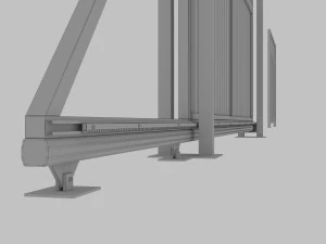 Sliding gates 3D Model
