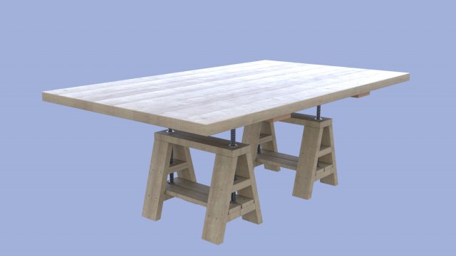 Table Model 3D .c4d .max .obj .3ds .fbx .stl .blend 