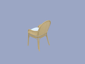 Wicker chair 3Dモデル