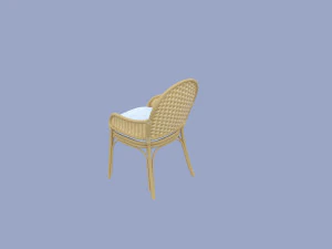 Wicker chair 3D Model
