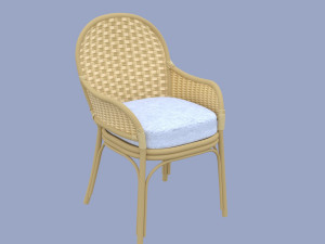 Wicker chair 3Dモデル