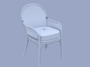 Wicker chair 3Dモデル