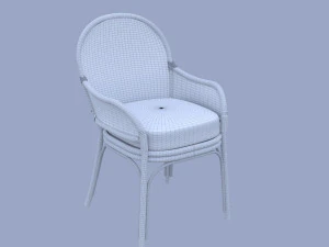 Wicker chair 3D Model