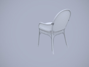 Wicker chair 3Dモデル