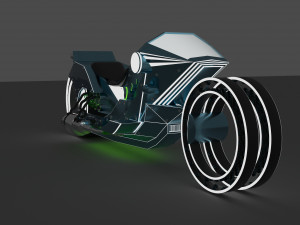 Moto Modelo 3D