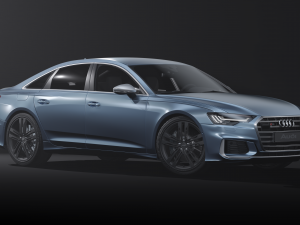 Audi S6 Sedan 2019 3D Model