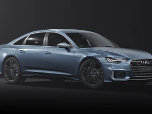 Audi S6 Sedan 2019 3D Model