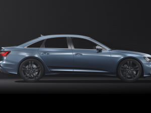 Audi S6 Sedan 2019 3Dモデル