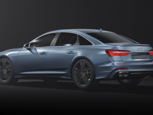 Audi S6 Sedan 2019 3Dモデル