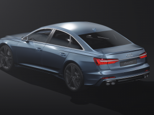 Audi S6 Sedan 2019 3Dモデル