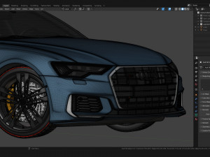 Audi S6 Sedan 2019 3Dモデル