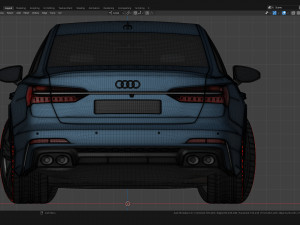 Audi S6 Sedan 2019 3Dモデル