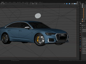 Audi S6 Sedan 2019 3Dモデル