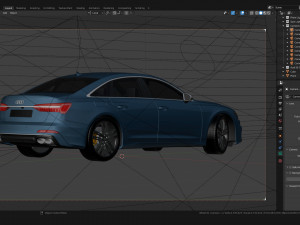 Audi S6 Sedan 2019 3Dモデル
