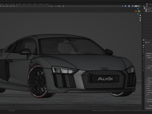 Audi R8 V10 Plus 2016 Modelo 3D