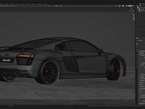 Audi R8 V10 Plus 2016 Modelo 3D