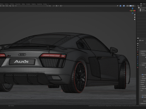 Audi R8 V10 Plus 2016 Modelo 3D