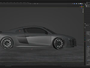 Audi R8 V10 Plus 2016 3D Model