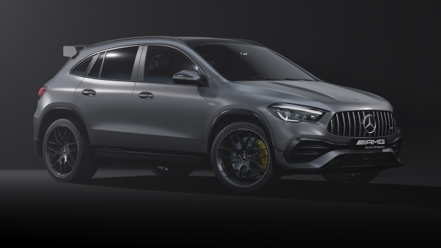 Mercedes-Benz GLA45 S AMG 2021 3D Модель .c4d .max .obj .3ds .fbx .stl .blend