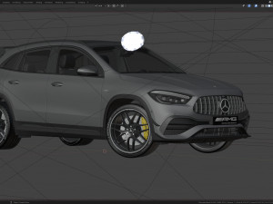 Mercedes-Benz GLA45 S AMG 2021 3D Модель