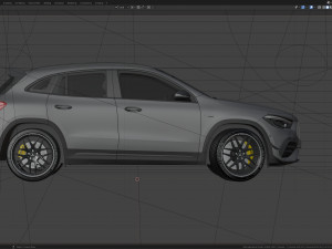 Mercedes-Benz GLA45 S AMG 2021 3D Модель