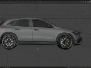 Mercedes-Benz GLA45 S AMG 2021 3D Model