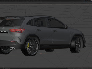 Mercedes-Benz GLA45 S AMG 2021 3D Модель