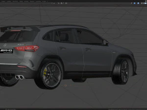 Mercedes-Benz GLA45 S AMG 2021 3D Model