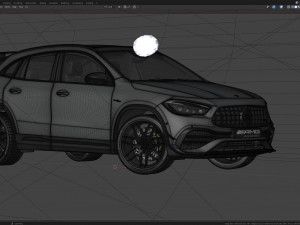 Mercedes-Benz GLA45 S AMG 2021 3D Модель