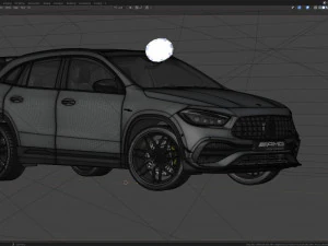 Mercedes-Benz GLA45 S AMG 2021 3D Model