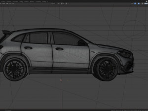 Mercedes-Benz GLA45 S AMG 2021 3D Модель