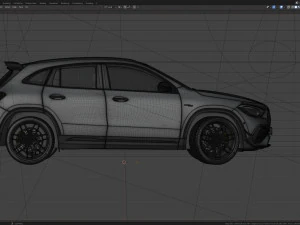 Mercedes-Benz GLA45 S AMG 2021 3D Model