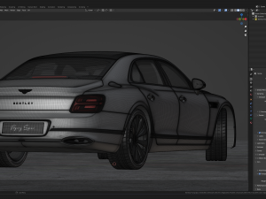 Bentley Flying Spur 2020 Modelo 3D
