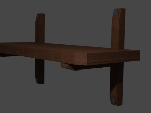 Wall shelf model 3D Model
