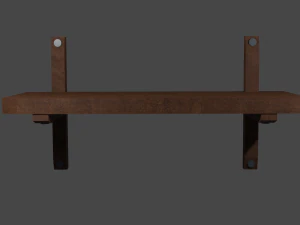 Wall shelf model 3D Model