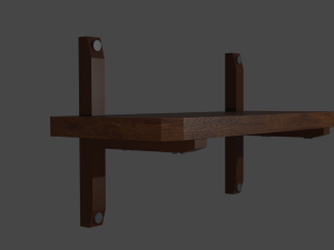Wall shelf model Modelo 3D