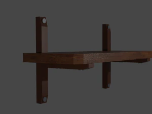 Wall shelf model 3D Model