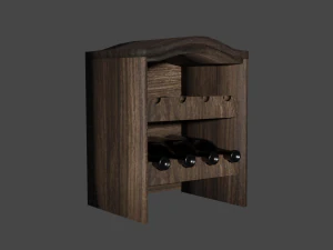Porta vino Modelo 3D