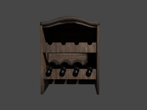 Wine holder Modello 3D