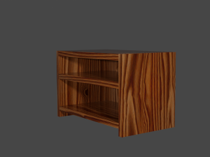 Simple wooden furniture 3D मॉडल